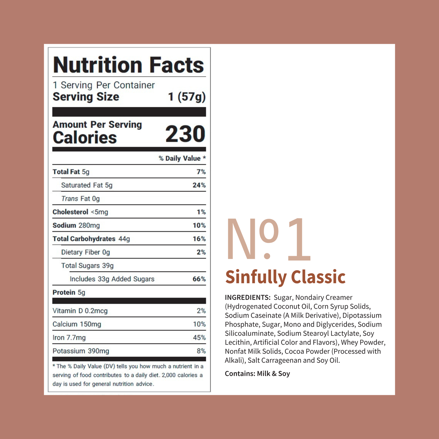 Individual Tin | No. 1 Sinfully Classic