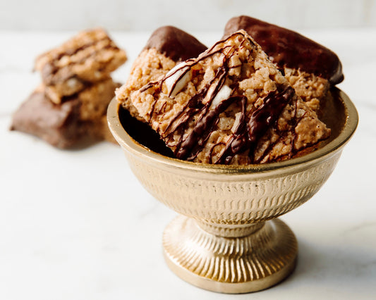 HOT COCOA RICE KRISPIE TREATS