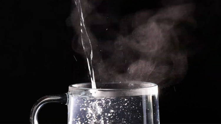 cup of hot water