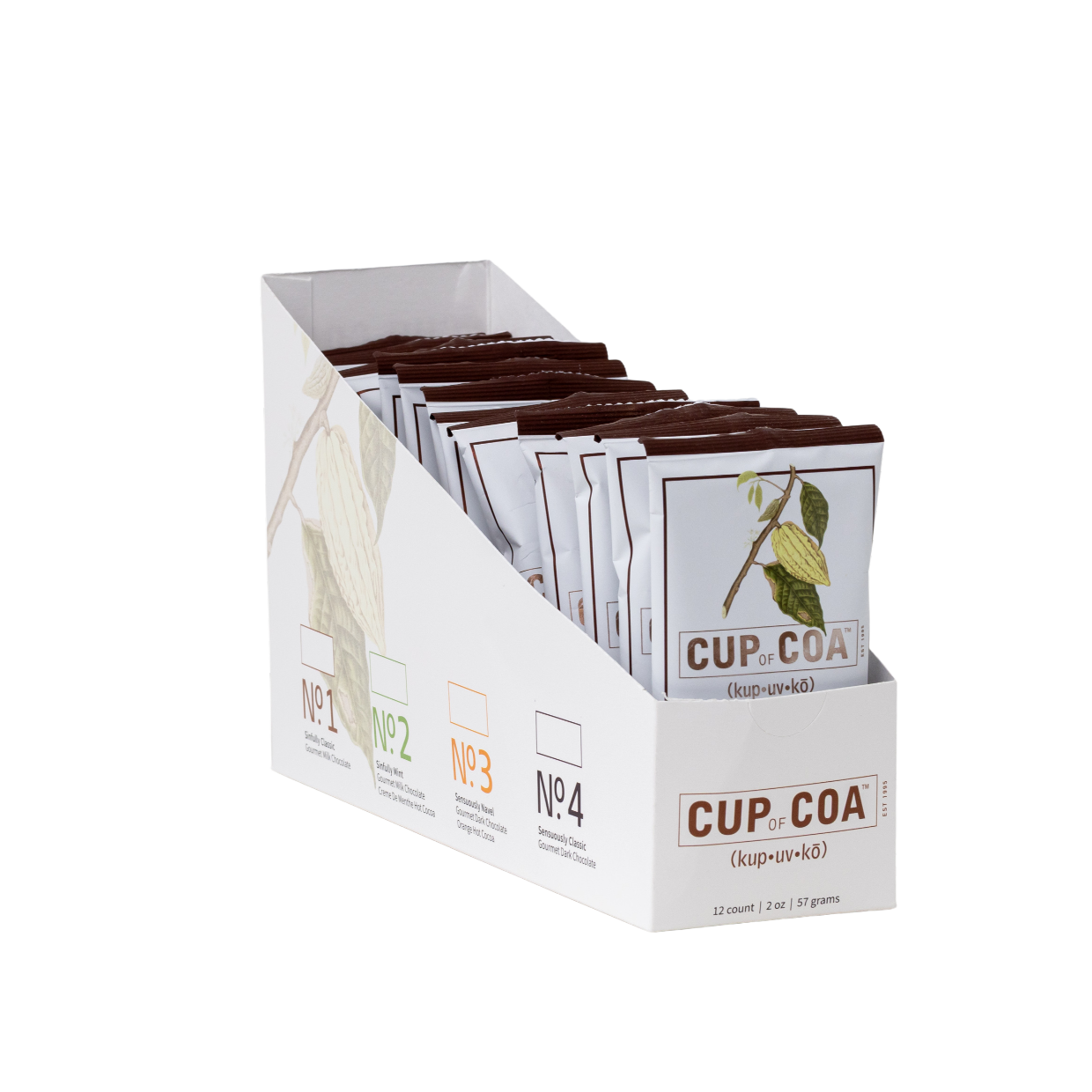 Cup of Coa No. 4 Sensuously Dark 12-pack single serves.