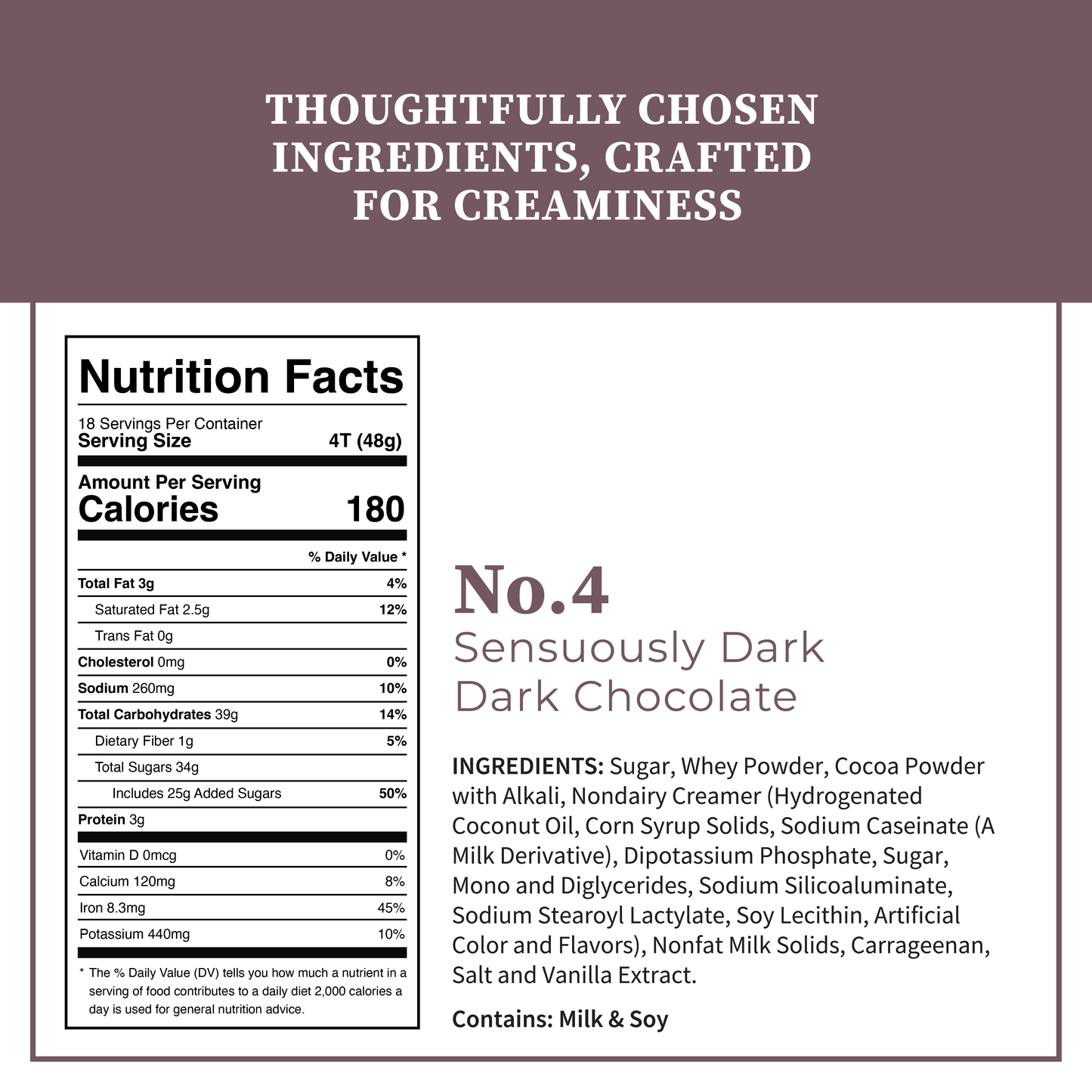 Individual Bag | No. 4 Sensuously Dark