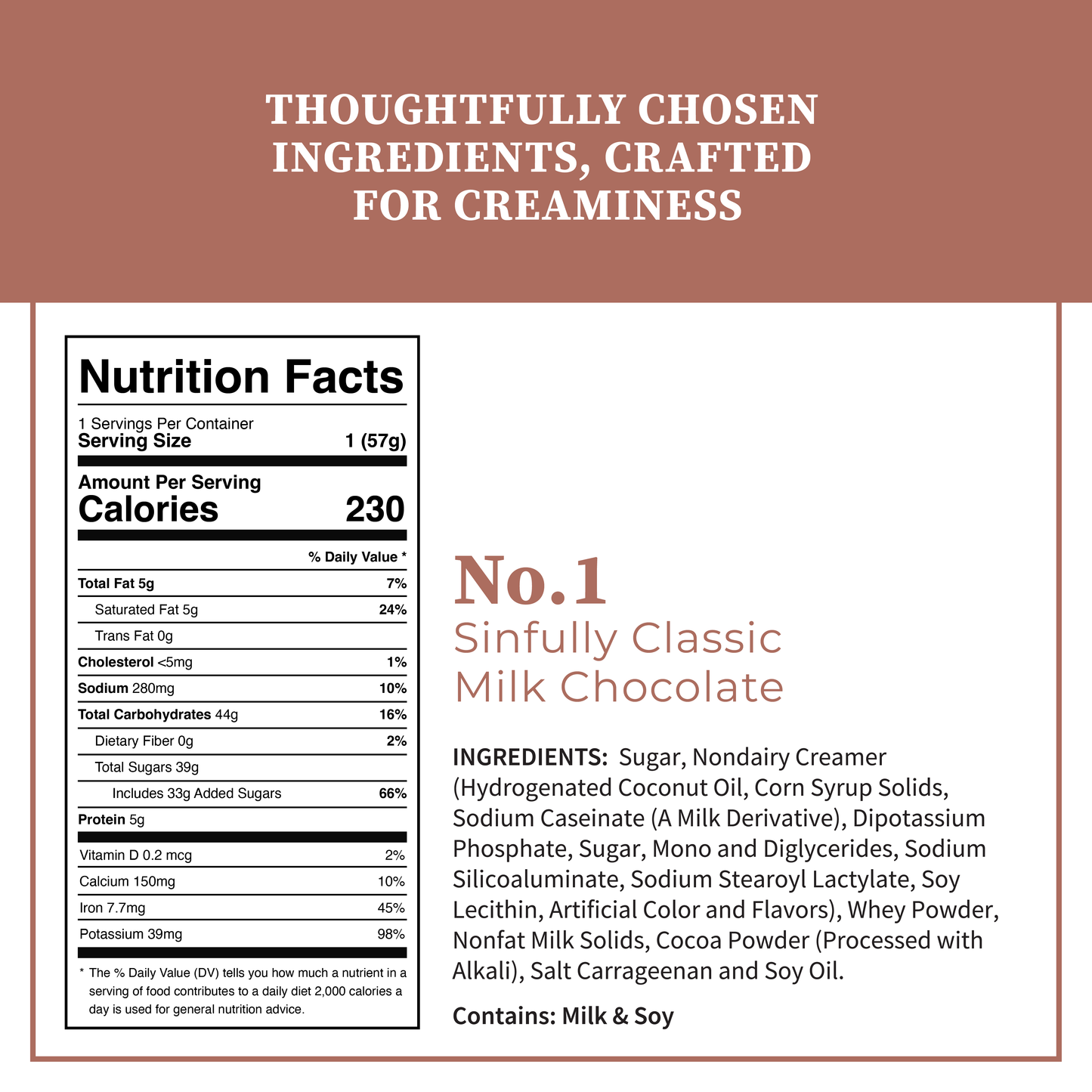 Single Serve | No. 1 Sinfully Classic